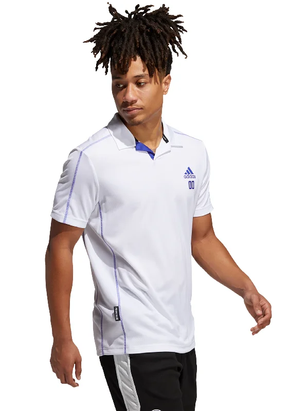 Adidas Mens Golf Primeblue Heat.Rdy Polo <BR> GL9988