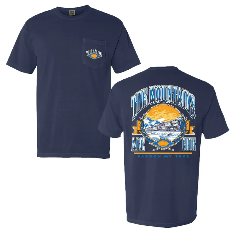 Coors x PMT The Mountains Are Blue Train Pocket Tee