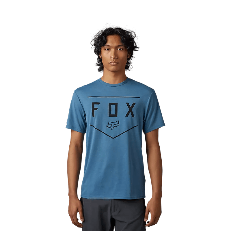 Fox Shield Tech Tee Dark Slate Blue