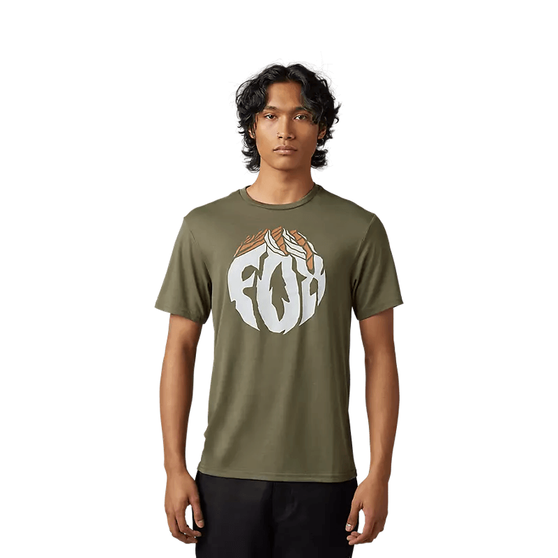 Fox Turnout Tech Tee Olive Green