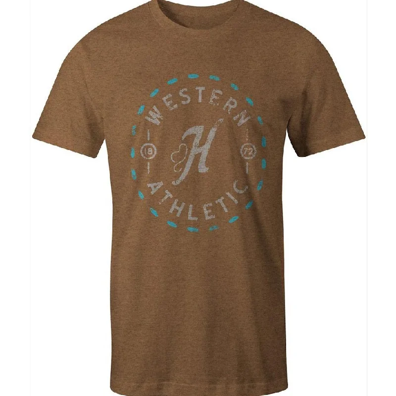 Hooey Athletics Crew Neck Short Sleeve-Brown