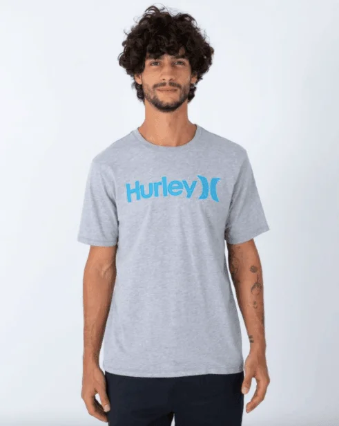 Hurley Everyday One And Only Solid Tee Dark Grey Heather