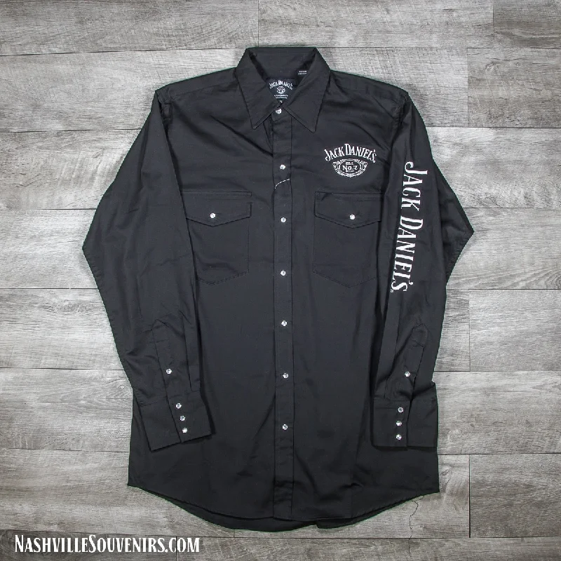 Jack Daniels Black Western Rodeo Shirt