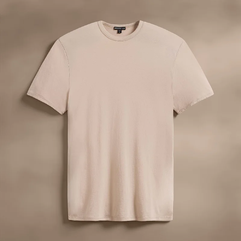 Luxe Lotus Jersey Tee - Faint