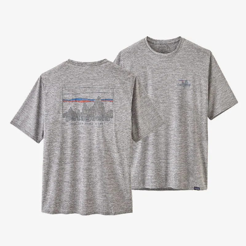 Patagonia Capilene Cool Daily Graphic Shirt '73 Skyline: Feather Grey