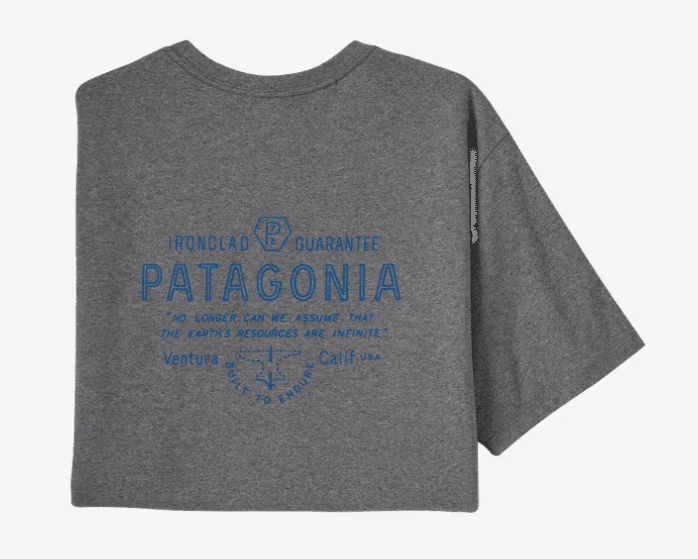 Patagonia Forge Mark Responsibili-Tee  Gravel Heather