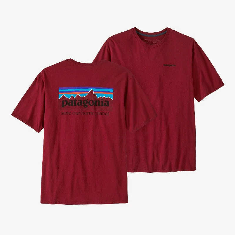 Patagonia P-6 Mission Organic Tee Wax Red