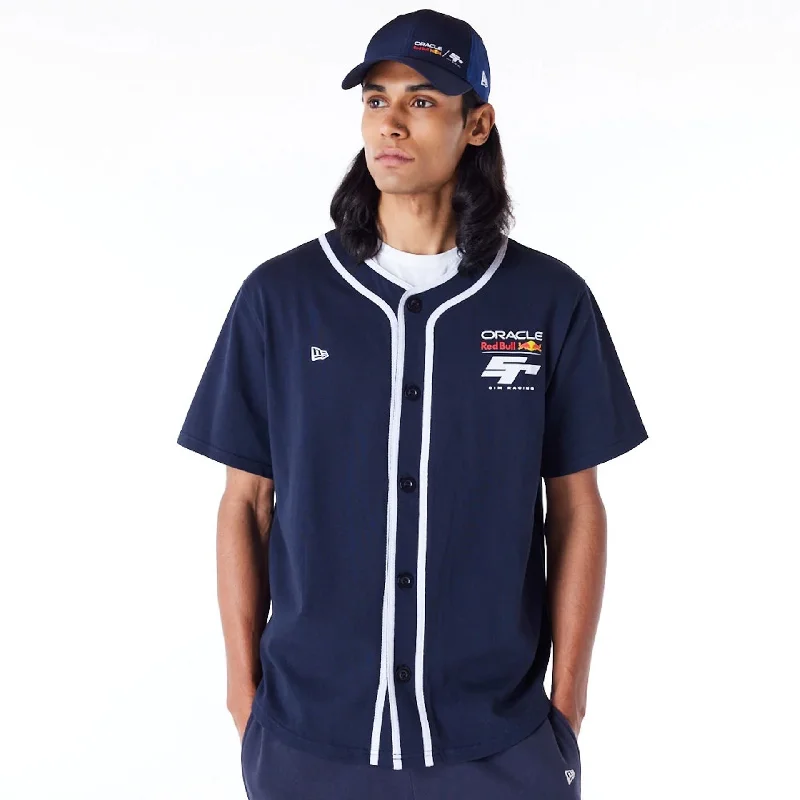 Red Bull Sim Racing Navy Baseball Jersey