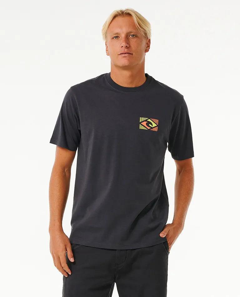 Rip Curl Traditions Short Sleeve Tee Washed Black