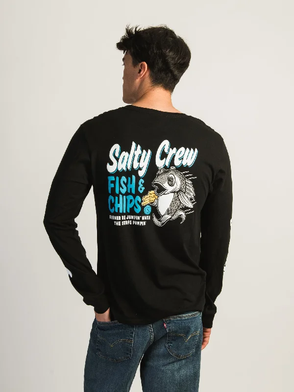 SALTY CREW FISH N CHIPS PREMIUM LONG SLEEVE TEE