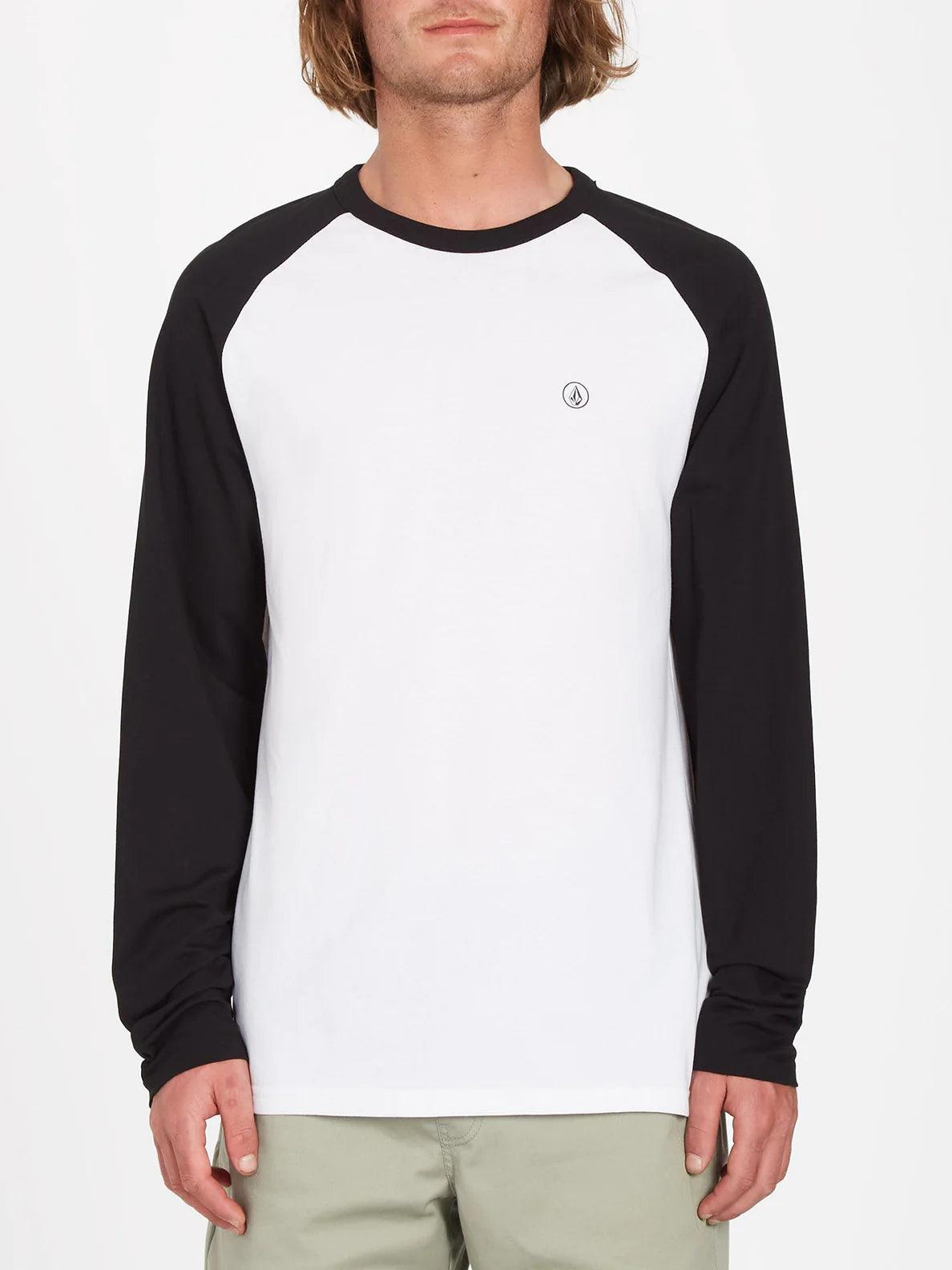 Volcom Pen Long Sleeve Tee Black/White