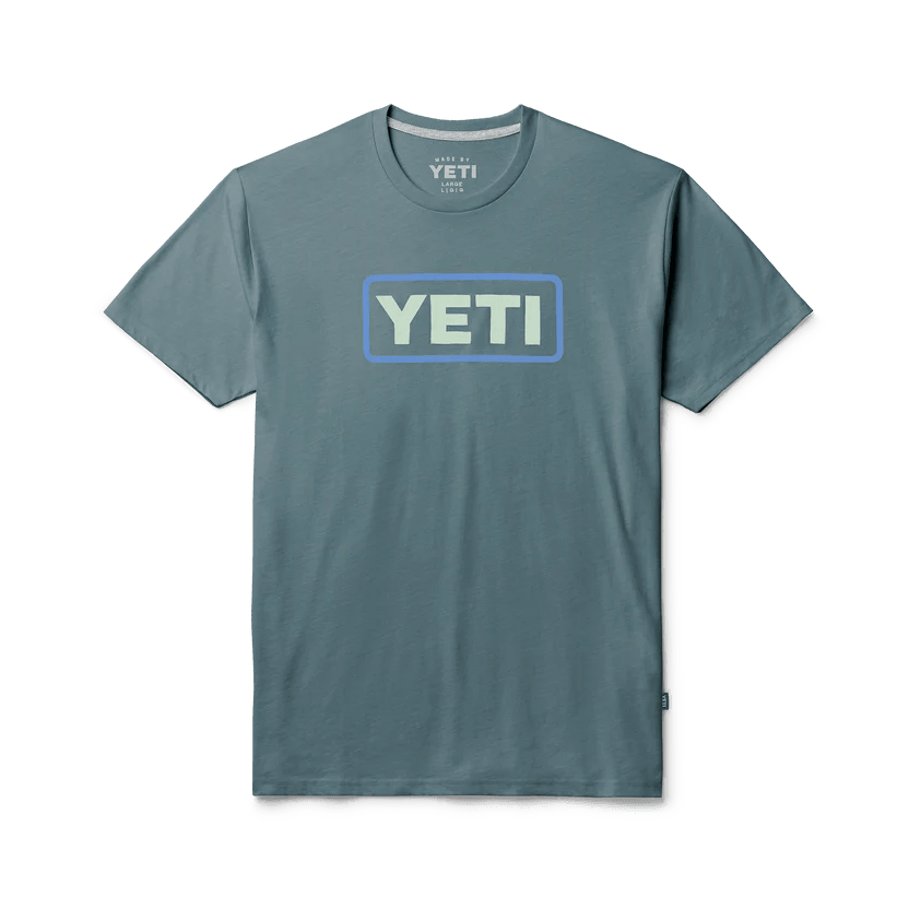 Yeti Logo Badge Tee Indigo