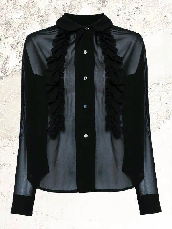 Comme Des Garçons ruffled shirt