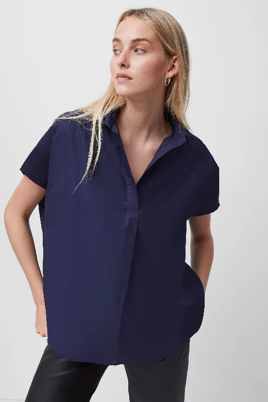 Rhodes Poplin Sleeveless Popover Shirt