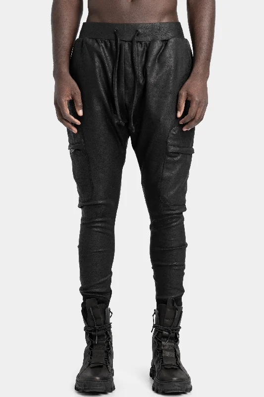 Vegan leather skinny pants