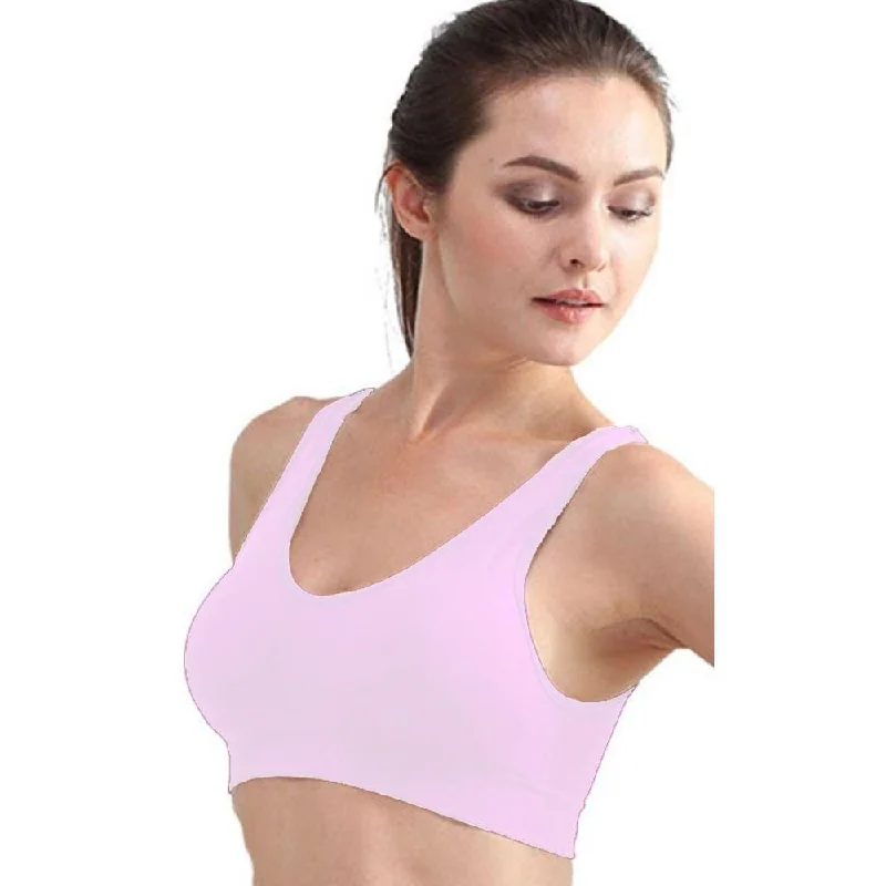 Air Bra in Pakistan - Baby Pink - Non Wired & Single Padded - 2B-117