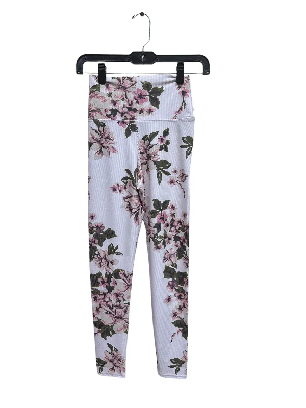 Athletic Leggings By Beach Riot In Floral Print, Size: S