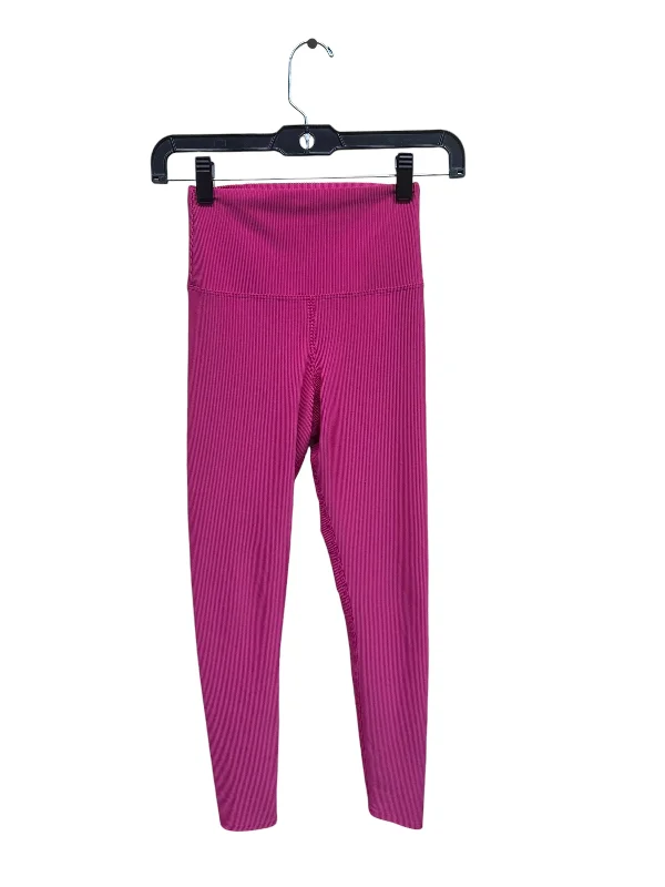 Athletic Leggings By Beach Riot In Pink, Size: Xs