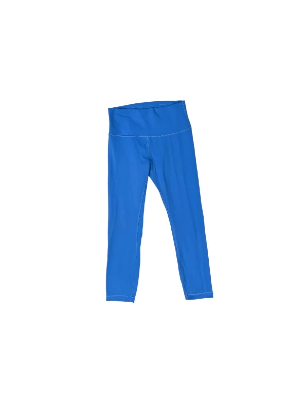 Athletic Leggings By Lululemon In Blue, Size: 8