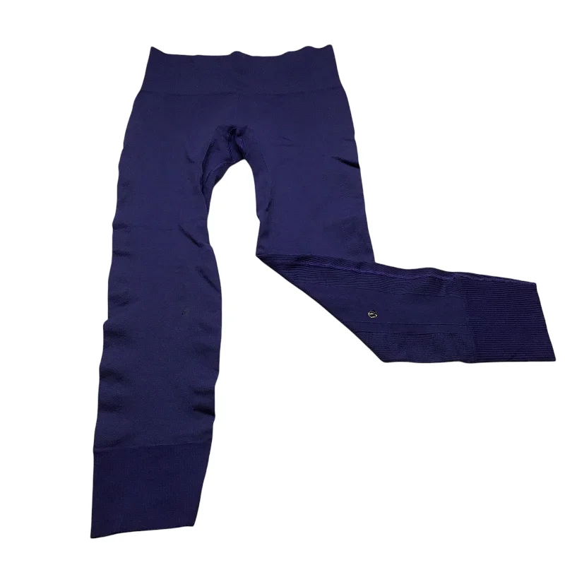 Athletic Leggings By Lululemon In Blue, Size: 8