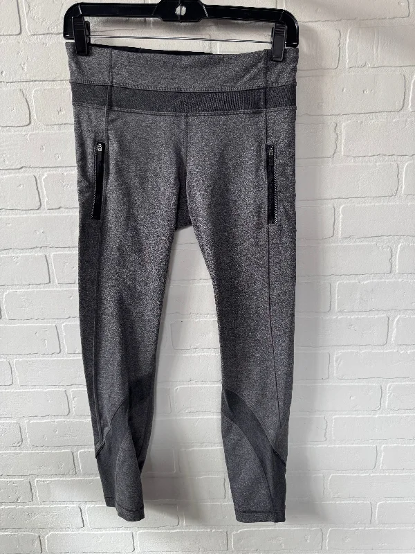 Athletic Leggings By Lululemon In Grey, Size: 6