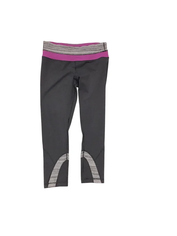 Athletic Leggings By Lululemon In Grey, Size: S