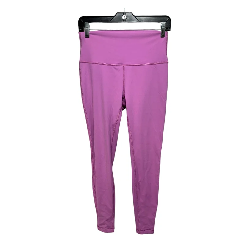 Athletic Leggings By Lululemon In Pink, Size: 8