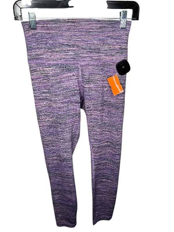 Athletic Leggings By Lululemon In Purple, Size: 4