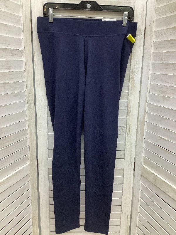 Athletic Leggings By Sonoma In Navy, Size: M