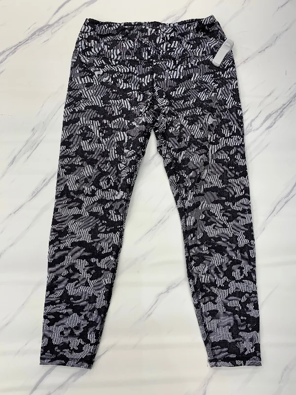 Athletic Leggings By Spyder In Grey, Size: Xl