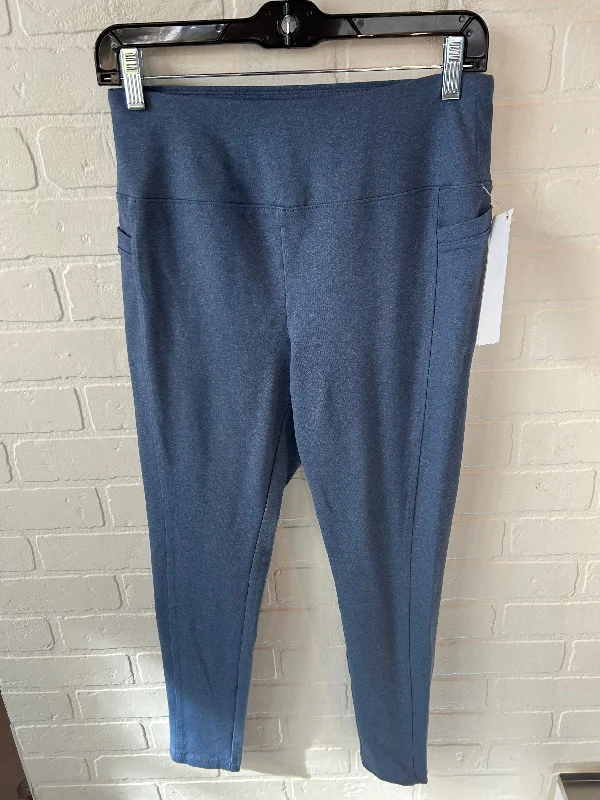 Athletic Leggings By Talbots In Blue, Size: 8p