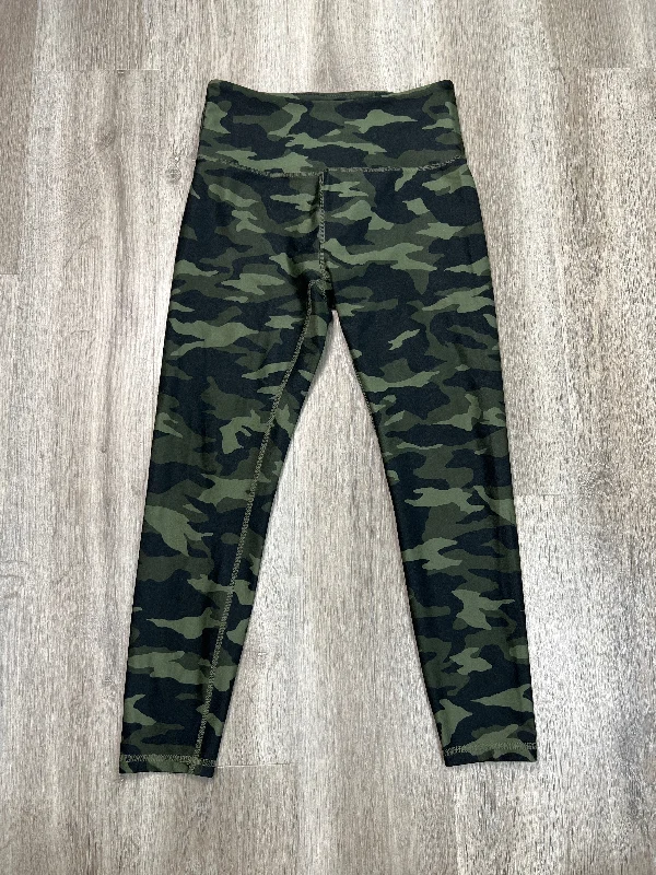 Athletic Leggings By Zobha In Camouflage Print, Size: L