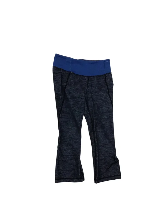 Athletic Leggings Capris By Lululemon In Blue, Size: 4