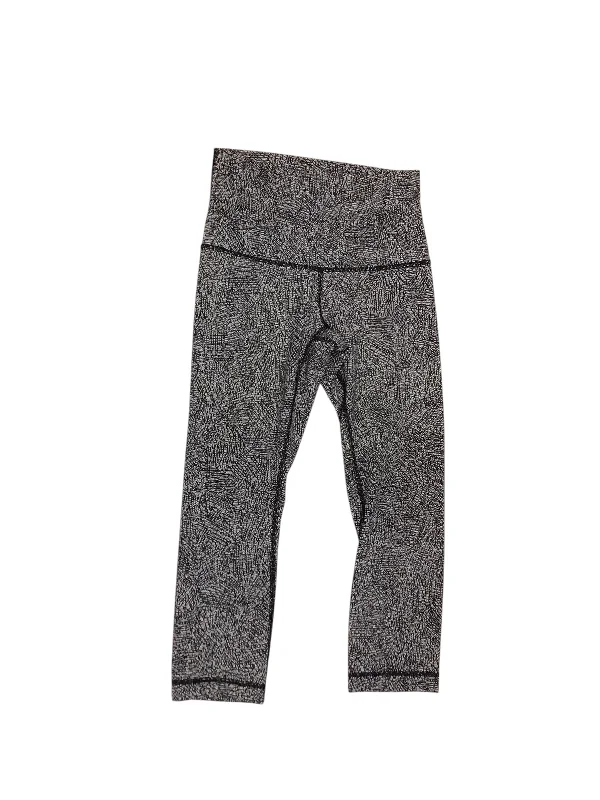 Athletic Leggings Capris By Lululemon In Grey, Size: 6