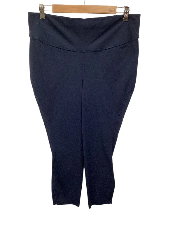 Athletic Leggings Capris By Lululemon In Navy, Size: 14