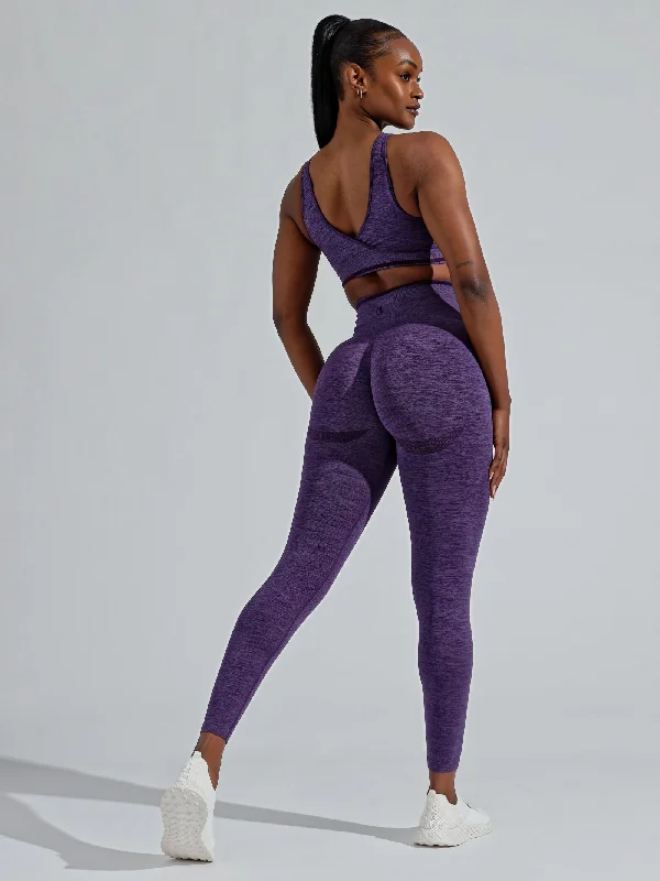 BBL Seamless Legging - Eggplant Purple