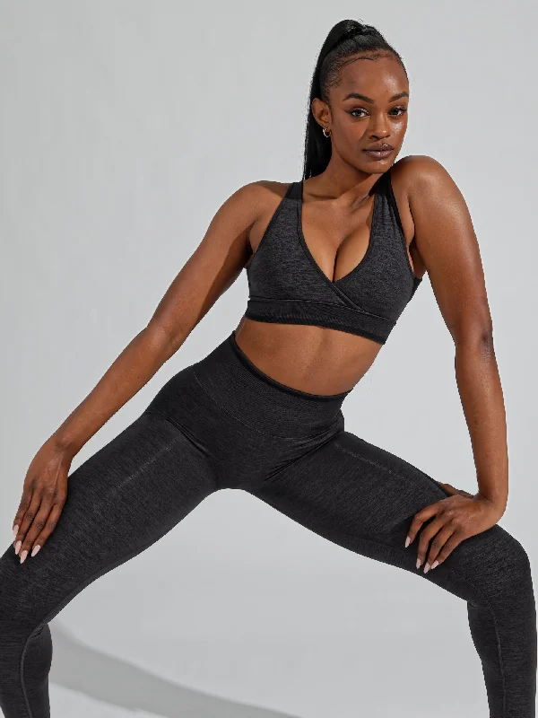 BBL Seamless Sports Bra - Charcoal