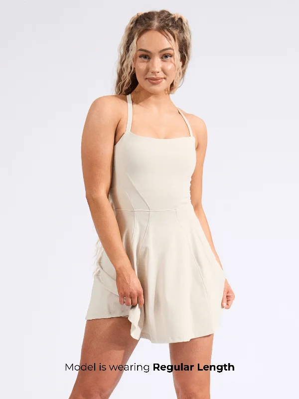 Bend and Snap Dress - Bone