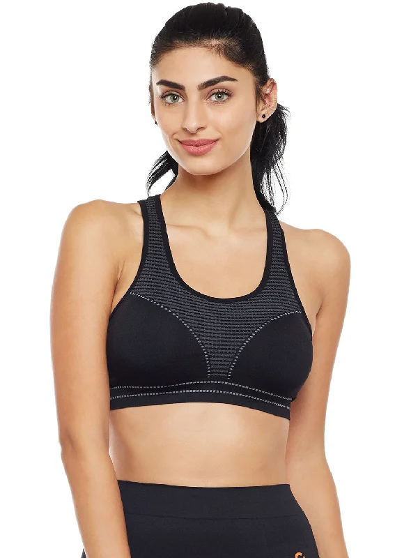 C9 Airwear Women's Active Sports Bra with Pads - Black