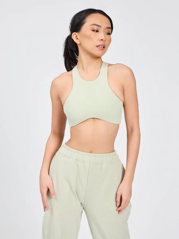 Curve Sports Bra - Pistachio