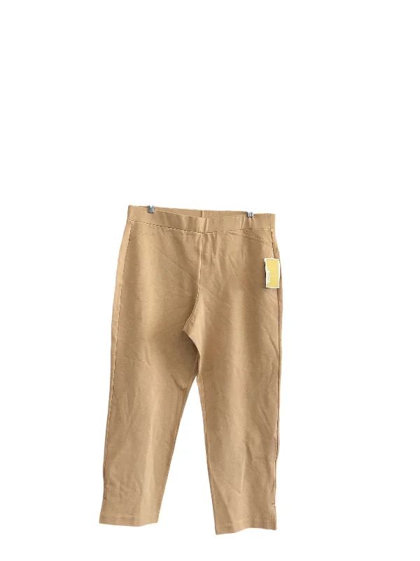 Pants Leggings By Michael By Michael Kors In Tan, Size: Xl