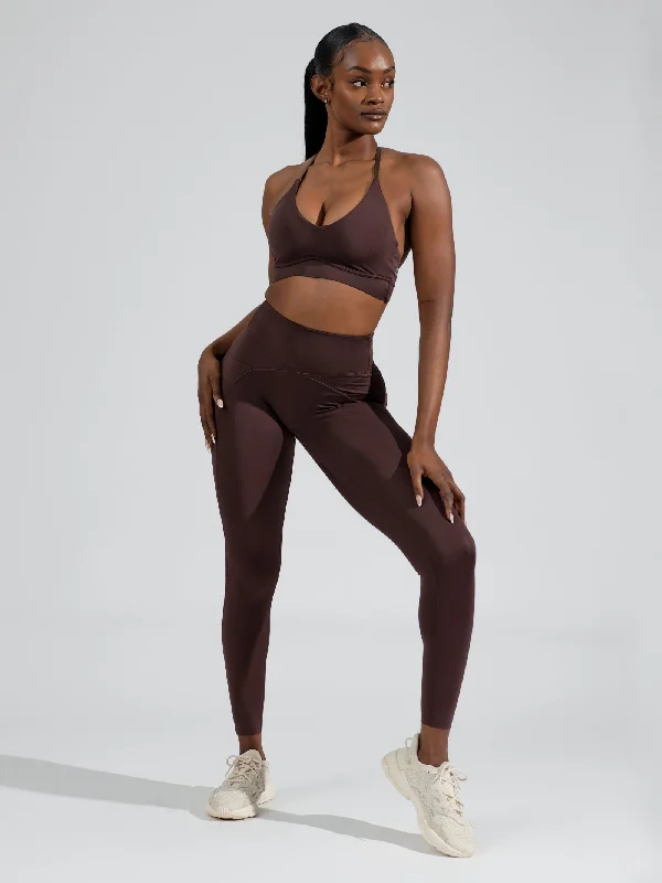 Wicked Pocket Legging - Journey Dark Brown