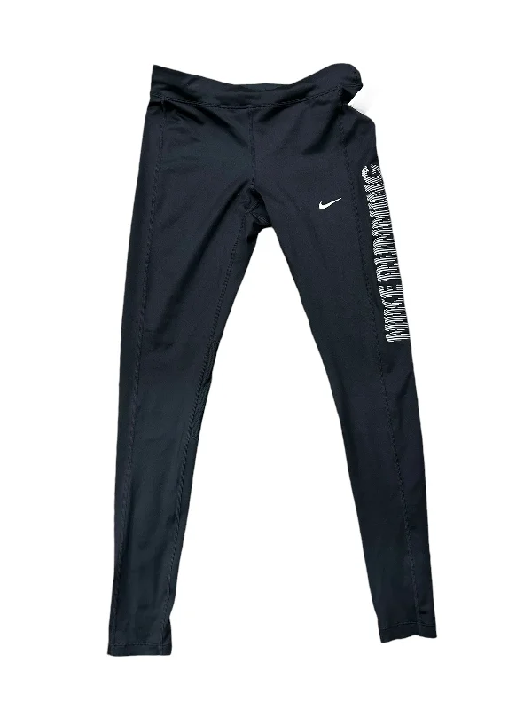 Athletic Leggings By Nike Apparel In Black, Size: S