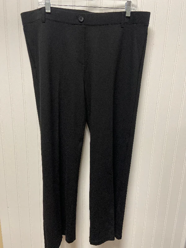 Black Pants Leggings Betabrand, Size 1x