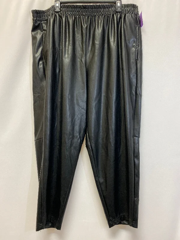 Black Pants Leggings Fabletics, Size 2x