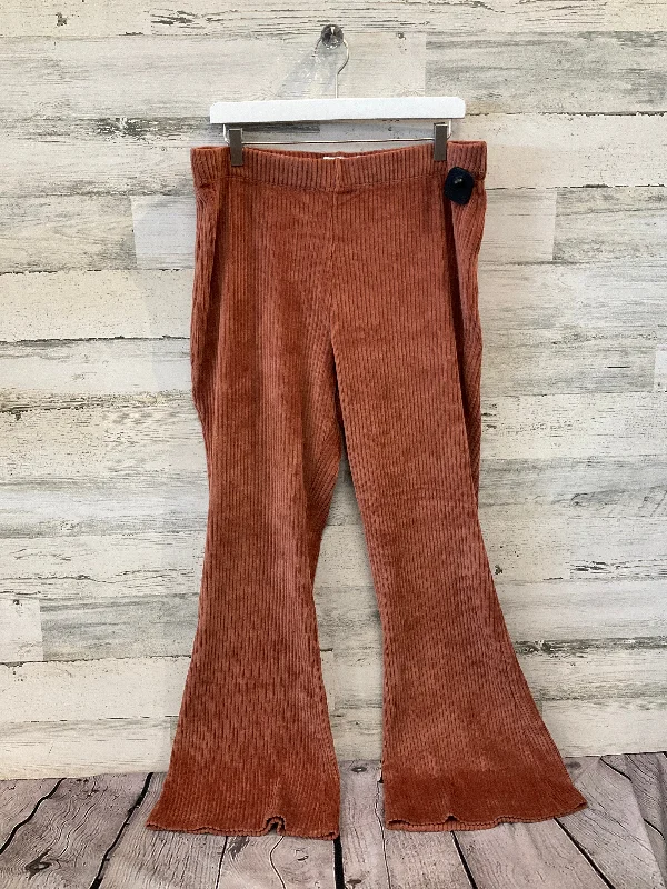 Pants Leggings By Hollister In Orange, Size: Xl