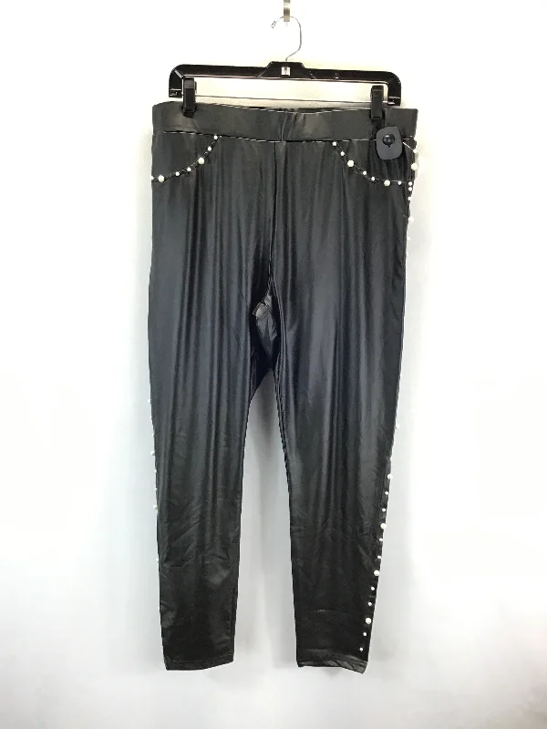 Pants Leggings By Shein In Black, Size: 2x