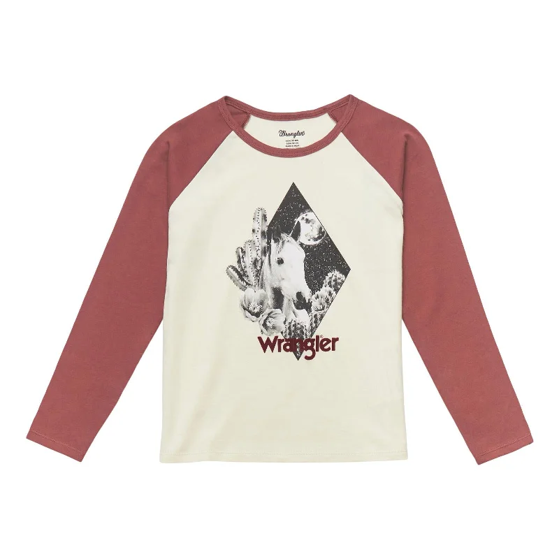 Girl's Wrangler Baseball T-Shirt #112353142