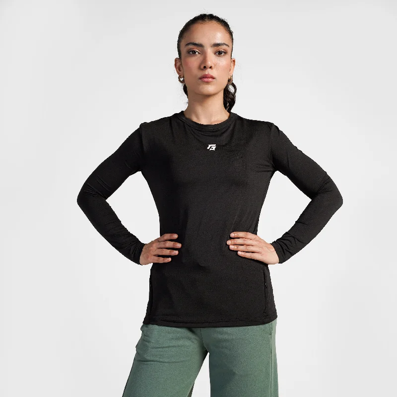 Active Fuse Full Sleeves Tee (Black)