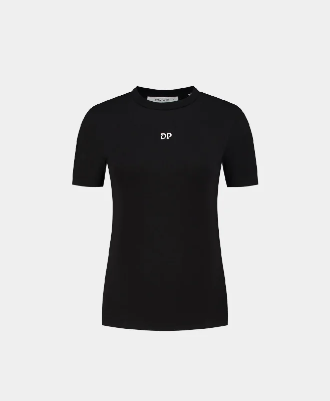 Black Unit Fitted T-Shirt